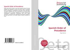 Capa do livro de Spanish Order of Precedence 