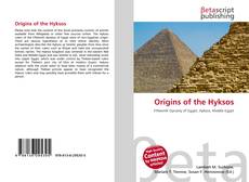 Capa do livro de Origins of the Hyksos 