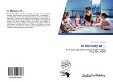 Portada del libro de In Memory of ...