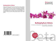 Обложка Bulbophyllum Nitens