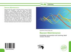 Capa do livro de Reason Maintenance 
