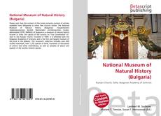 Обложка National Museum of Natural History (Bulgaria)