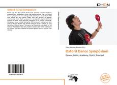 Portada del libro de Oxford Dance Symposium