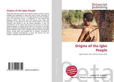 Portada del libro de Origins of the Igbo People