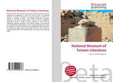 Copertina di National Museum of Taiwan Literature