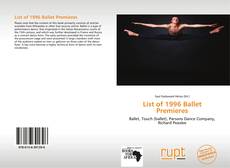 Capa do livro de List of 1996 Ballet Premieres 