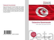 Buchcover von Tataouine Governorate