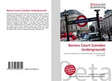 Buchcover von Barons Court (London Underground)