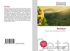 Capa do livro de Baroque 