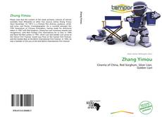 Capa do livro de Zhang Yimou 