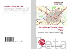 Capa do livro de Jerusalem Corners, New York 