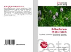 Обложка Bulbophyllum Rhodoleucum