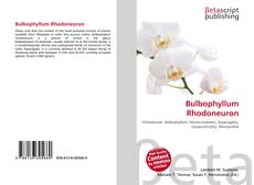 Обложка Bulbophyllum Rhodoneuron