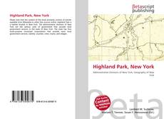 Portada del libro de Highland Park, New York