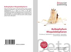 Portada del libro de Bulbophyllum Rhopaloblepharon