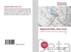 Portada del libro de Highland Mills, New York
