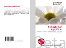 Copertina di Bulbophyllum Rigidifilum