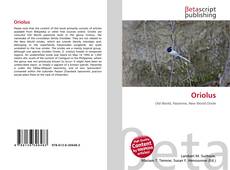 Copertina di Oriolus