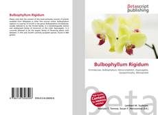 Copertina di Bulbophyllum Rigidum
