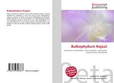 Copertina di Bulbophyllum Rojasii