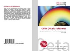 Copertina di Orion (Music Software)