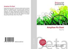 Capa do livro de Amphoe Pa Daet 