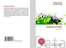 Capa do livro de Amphoe Pa Bon 