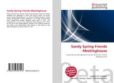 Capa do livro de Sandy Spring Friends Meetinghouse 