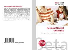 Capa do livro de National Normal University 
