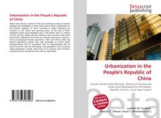 Urbanization in the People's Republic of China kitap kapağı