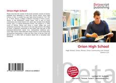Orion High School的封面