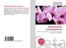 Bulbophyllum Sandrangatense的封面