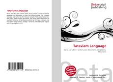 Tataviam Language的封面