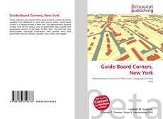 Обложка Guide Board Corners, New York