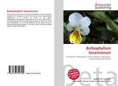 Обложка Bulbophyllum Sarasinorum