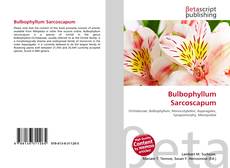 Portada del libro de Bulbophyllum Sarcoscapum