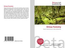Buchcover von Orissa Forestry