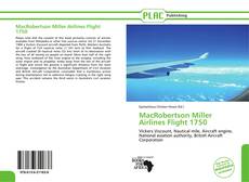 Portada del libro de MacRobertson Miller Airlines Flight 1750