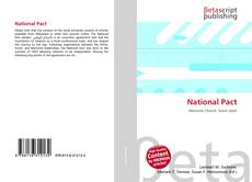Buchcover von National Pact