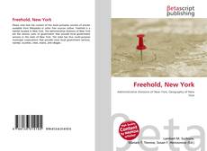 Copertina di Freehold, New York