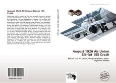 Обложка August 1926 Air Union Blériot 155 Crash