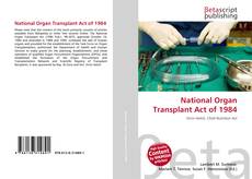 Buchcover von National Organ Transplant Act of 1984