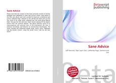 Buchcover von Sane Advice