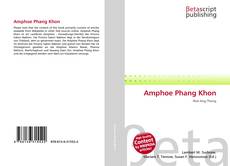Amphoe Phang Khon的封面