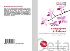 Bulbophyllum Schinzianum kitap kapağı