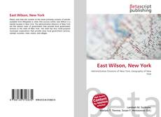 Capa do livro de East Wilson, New York 