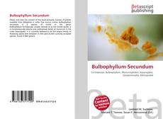 Copertina di Bulbophyllum Secundum