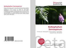 Capa do livro de Bulbophyllum Semiasperum 