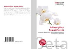 Couverture de Bulbophyllum Semperflorens