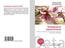 Bulbophyllum Septemtrionale kitap kapağı